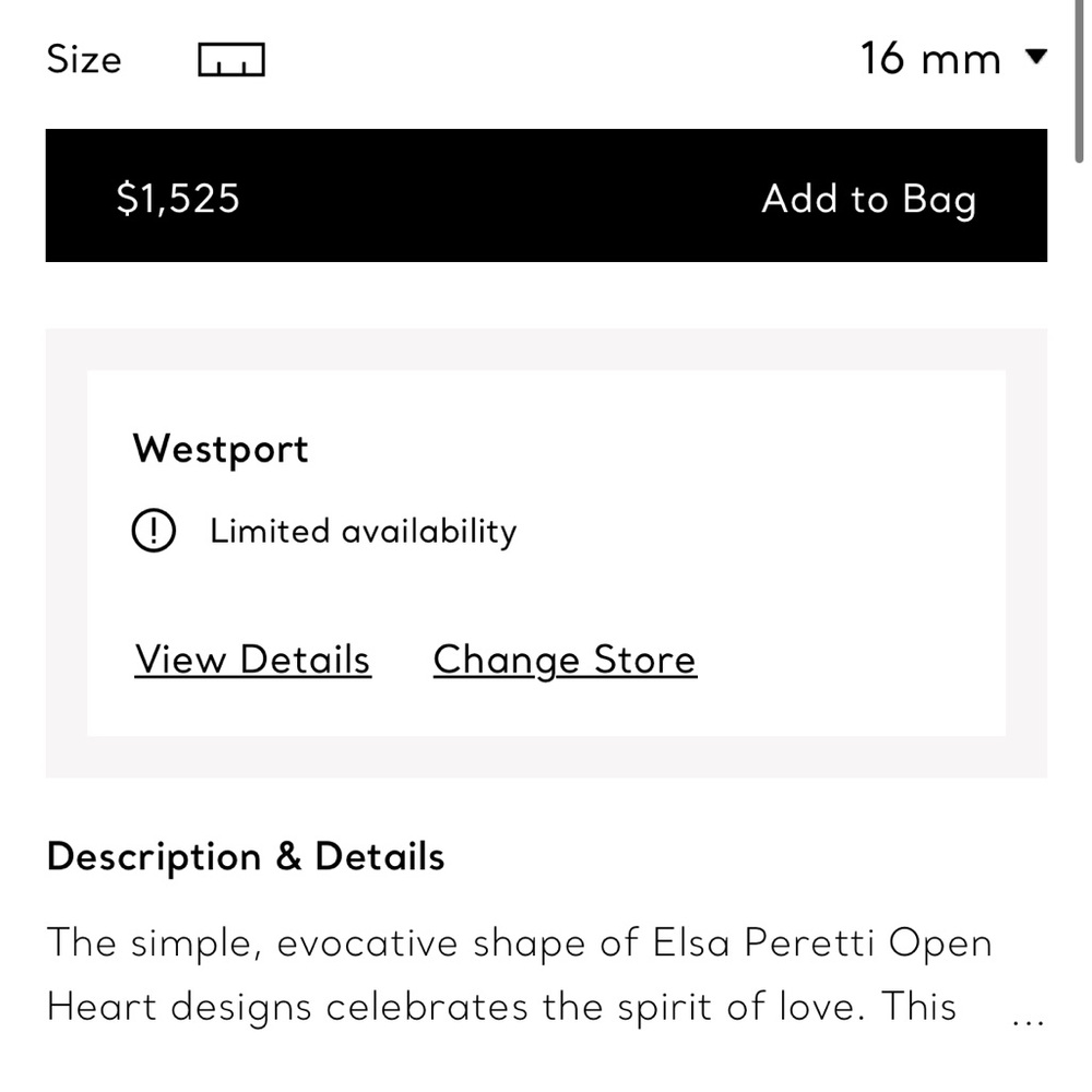 Tiffany Heart Necklace